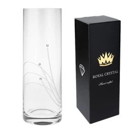 Váza Swarovski kristállyal 30x10,6 cm