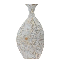 Váza karcolt mintával 24x12x45 cm