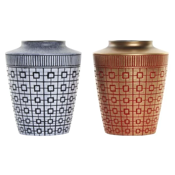 Váza keleti mintás 17x17x20 cm 2 féle