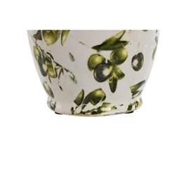 Váza levél mintás 13x13x35 cm