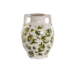 Váza levél mintás 17x17x22 cm