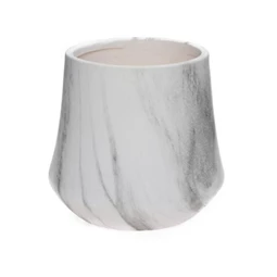 Váza márvány mintával 14x13 cm