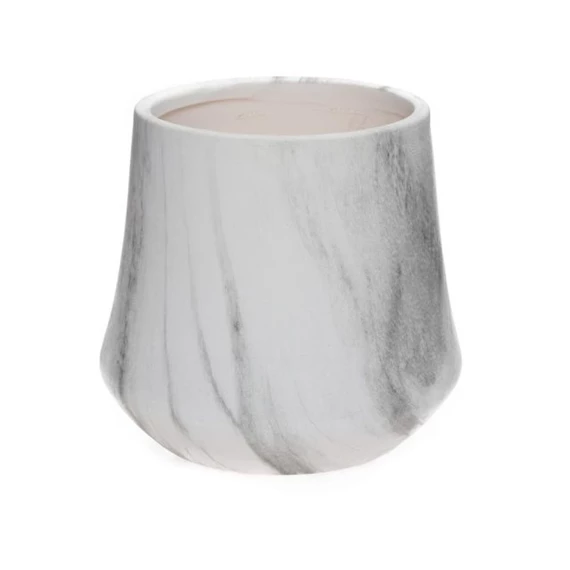 Váza márvány mintával 14x13 cm
