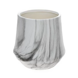 Váza márvány mintával 19x18 cm