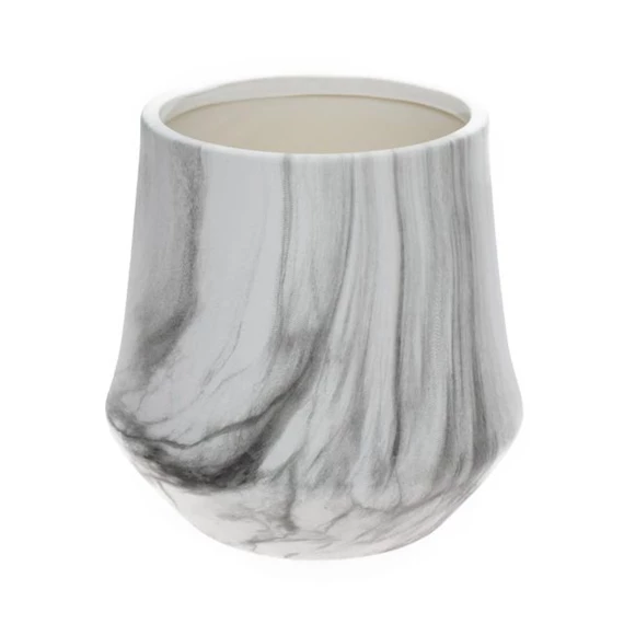 Váza márvány mintával 19x18 cm
