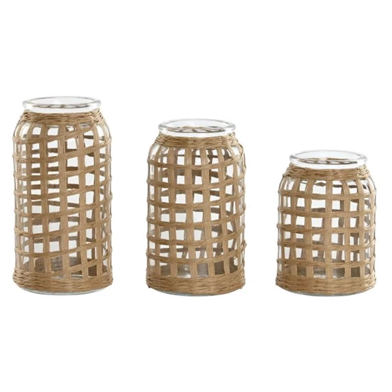 Váza szett 11x11x21 cm S/3