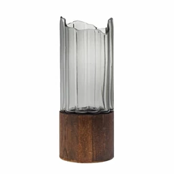 Váza talppal 12x30 cm