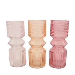 Váza 12x12x30 cm 3 féle