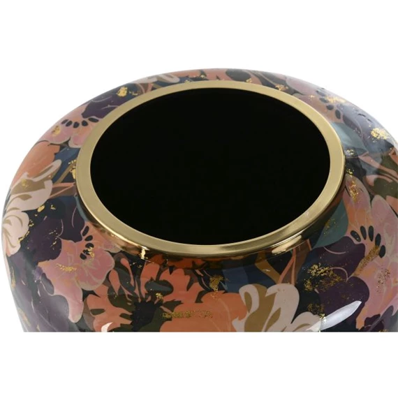 Váza virág mintás 33x33x35 cm