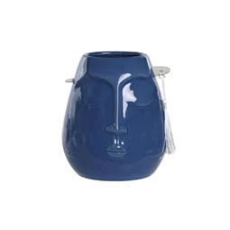 Váza arccal, tengeri 14,5x11x16,7 cm