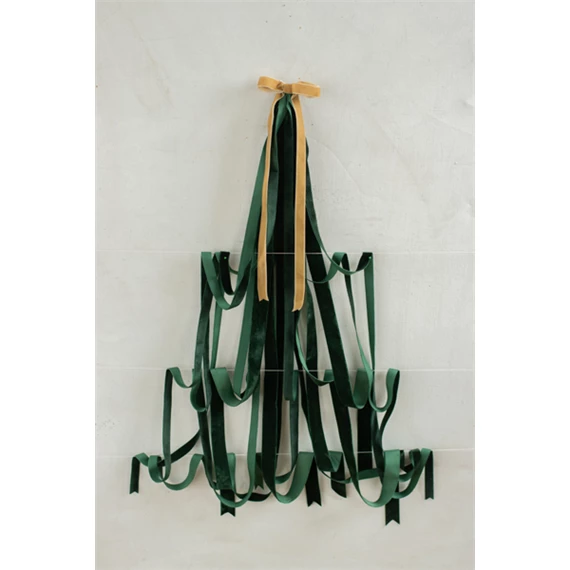 Velúr szalag 15 mm x 10 m üvegzöld