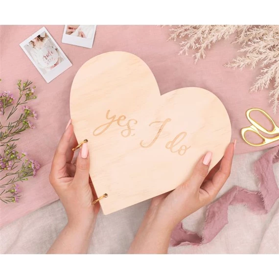 Vendégkönyv gyűrű 17x27 cm