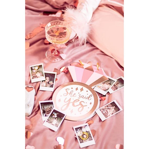 Vendégkönyv gyűrű 17x27 cm