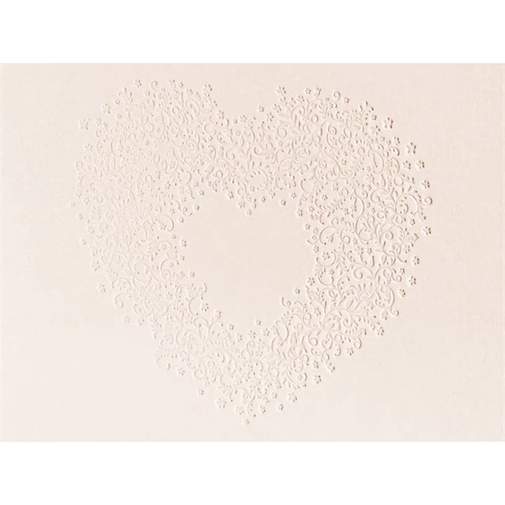 Vendégkönyv papír 20,5x20,5cm világos rózsaszín