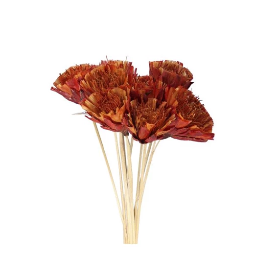 Virág bambusz szárral 50 cm S/10