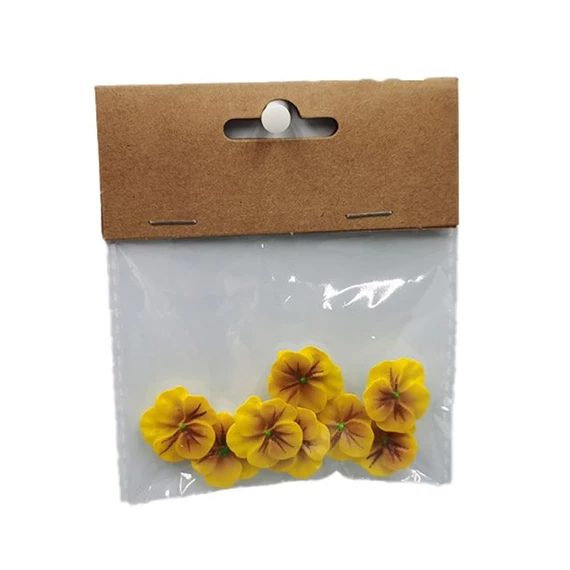 Virág öntapadós 1,8x1,8x0,5 cm S/6