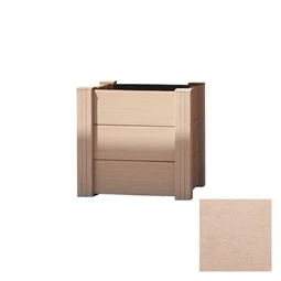 DALIA virágláda fa hatású 40x40x42 cm