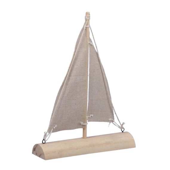 Vitorlás hajó 15,5x4,5x21 cm