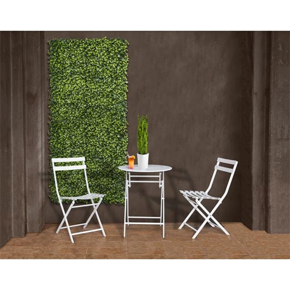 Zöldfal babérlevelekkel 1x1 m