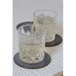 Poháralátét moaré mintával S/4